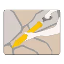 VOREL Mörtel- und Fugenpresse 10 mm / 660 mm