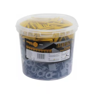   VOREL Pflasternivellierungsset 400 Teile (300 Sockel + 100 Keile)