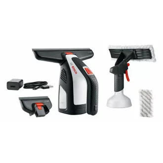   BOSCH Akku-Fensterreiniger-Set mit Micro-USB-Ladegerät GlassVac