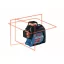 BOSCH Selbstnivellierender 3 x 360° Linienlaser rot GLL 3-80 im Koffer IP54