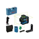 BOSCH Kreuzlinienlaser grün GLL 80-33CG im Koffer (1 x 3,0 Ah Akku + USB-C Kabel) IP65