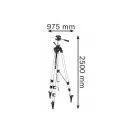 BOSCH Stativ-Laserstativ bis 97,5-250 cm mit 1/4"-Befestigungsgewinde BT 250