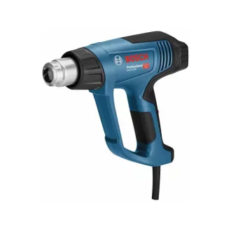   BOSCH Heißluftgebläse mit LCD-Display GHG 23-66 im Koffer + 2 Düsen / 2300 W