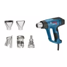 BOSCH Heißluftgebläse mit LCD-Display GHG 23-66 im L-BOXX + Düsen-Set / 2300 W