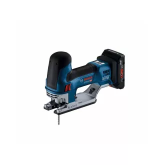   BOSCH Akku-Stichsäge GST 18V-155 SC mit Handgriff, in L-Boxx (2 x 4,0 Ah Akkus + Schnellladegerät).