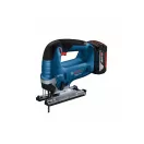 BOSCH Akku-Bügelsäge GST 185-LI mit Bügelgriff, im Koffer (2 x 4,0 Ah Akkus + Schnellladegerät)