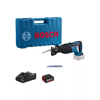   BOSCH Akku-Säbelsäge GSA 185-LI im Koffer (1 x 5,0 Ah Akku + Schnellladegerät)