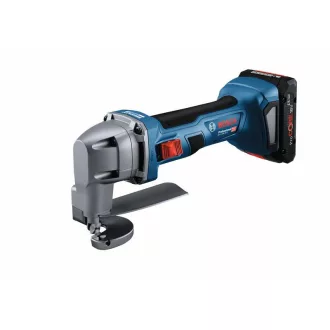   BOSCH GSC 18V-16 E Akku-Blechschere (2 x Akku ProCORE18V 4,0 Ah, Schnellladegerät GAL 18V-40, L-BOX