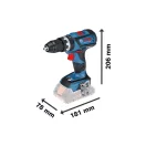 BOSCH Akku-Schlagbohrschrauber GSB 18V-60 C in L-Boxx (ohne Akku + Ladegerät)