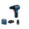 BOSCH Akku-Bohrschrauber GSR 12V-30 im Koffer (2 x 2,0 Ah Akkus + Schnellladegerät)