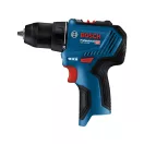 BOSCH Akku-Bohrschrauber GSR 12V-30 in Tasche + Zubehörsets (2 x 2,0 Ah Akku + Schnellladegerät)