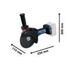 BOSCH EXPERT Akku-Winkelschleifer 180 mm EXWS18V-180P (ohne Akku und Ladegerät) im L-BOXX