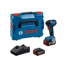 BOSCH Akku-Schlagschrauber GDR 18V-220 C (2 x 5,0 Ah Akkus + Schnellladegerät + Modul)