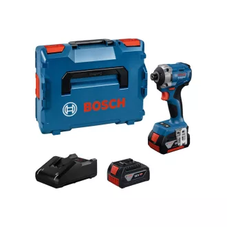   BOSCH Akku-Schlagschrauber GDR 18V-215 im L-BOXX 1/4" 215 Nm (2 x 4,0 Ah Akku + Schnellladegerät)