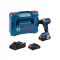 BOSCH Akku-Bohrschrauber GSR 18V-65 im L-BOXX (2 x 4,0 Ah Akku + Ladegerät)