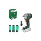 BOSCH Akku-Schlagschrauber UIDrive 18V-350 1/2" 350 Nm (ohne Akku und Ladegerät) + (17,19,21 Steckschlüssel)