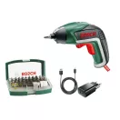 BOSCH Akkuschrauber IXO V + 32-teiliges Bit-Set