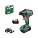 BOSCH Akku-Bohrschrauber AdvancedDrill 18 + Bohrfutteradapter im Koffer (1 x 2,5 Ah Akku + Ladegerät)