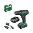 BOSCH UniversalDrill 18 Akku-Bohrschrauber (2 x 1,5 Ah Akkus) im Koffer