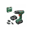 BOSCH Easydrill 18V-40 Akku-Bohrschrauber (2 x 2,0 Ah Akkus) + AL18V-20
