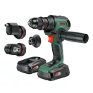 BOSCH Akku-Bohrschrauber AdvancedDrill 18V-80 Quicksnap + Adapter 78 Nm (2 x 2,5 Ah Akku + Ladegerät