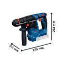 BOSCH Akku-Bohrhammer GBH 18V-18 X im Karton 1,5 J ONE CHUCK (ohne Akku und Ladegerät)