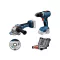 BOSCH Akku-Kraftpaket GSR 18V-65 + GWS18V-11 + Zubehörset (ohne Akku und Ladegerät)