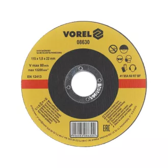VOREL Trennscheibe für Metall 115 x 1,0 x 22,2 mm