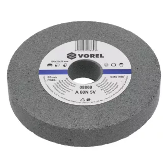 VOREL Schleifscheibe 150 x 32 x 25 mm feine Körnung