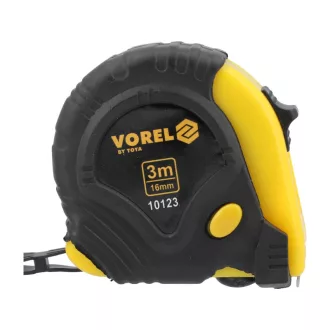VOREL Maßband 3 mx 16 mm gummiert