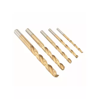   IRWIN Schraubenbohrer-Set 5-teilig HSS TiN zylindrisch (4-5-6-8-10 mm)