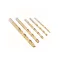 IRWIN Schraubenbohrer-Set 5-teilig HSS TiN zylindrisch (4-5-6-8-10 mm)