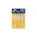IRWIN Flachholzbohrer-Set 6-teiliger Bit Blue Groove 4x (10-13-16-19-22-25 x 152 mm)