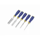 IRWIN Marples Holzmeißel-Set mit 5-teiligem Softgrip-Griff
