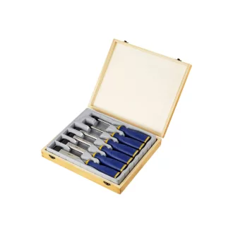   IRWIN Marples Holzmeißel-Set mit 6-teiligem Softgriff-Griff (6-10-12-16-20-26 mm)