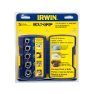 IRWIN Bolt-Grip Kit zum Entfernen gebrochener Schraubenköpfe, 5-teilig