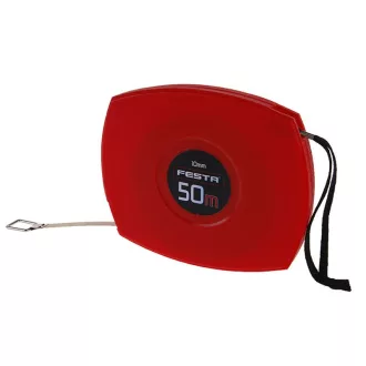 FESTA Maßband 50 mx 10 mm Stahl geschlossen