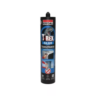   Soudal T-REX transparenter faserverstärkter Klebstoff BLAU 310 g