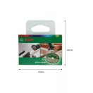 BOSCH Trennscheibe für Metall 50 x 1,0 x 10 mm A 60 N BF (3 Stück)