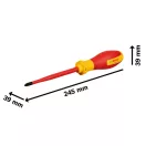 BOSCH Schraubendreher PZ2 x 125 mm isoliert bis 1000 V