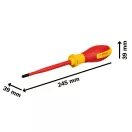 BOSCH Schraubendreher SL/PH2 x 125 mm isoliert bis 1000 V