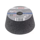 BOSCH Konische Schleifscheibe für großen Winkelschleifer 110/90 x 55 x 22,2 mm / P24