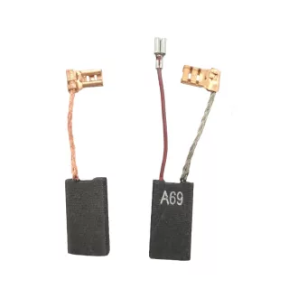   BOSCH Kohlebürstensatz für Bohrhammer (GBH, GSH) 6,2 x 12,3 x 22,3 mm