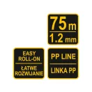 VOREL Mauerwerksschnur 75 fm x 1,2 mm orange