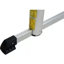 VOREL Teleskopleiter 13 Grad 3,8 m Aluminium