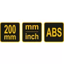 VOREL Verstellbare Bohrschablone 200 x 250 mm