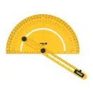 VOREL Winkelmesser mit Wasserwaage 250 mm ABS