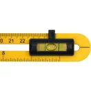 VOREL Winkelmesser mit Wasserwaage 250 mm ABS