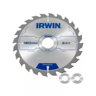 IRWIN Sägeblatt für Holz 180 x 30 mm / 24T