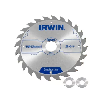 IRWIN Sägeblatt für Holz 190 x 30 mm / 24T